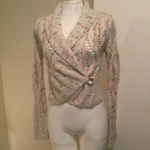 💥NEW Listing💥 FREE PEOPLE Green SPECKLED Sweater